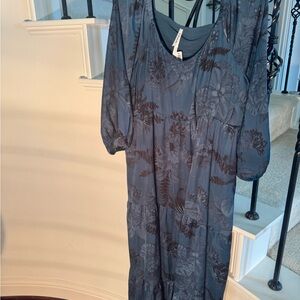 Soma Blue Floral Maxi Dress